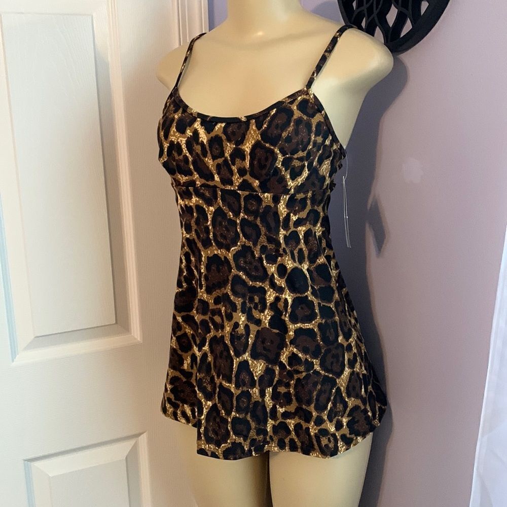 ShapeΒ FXβSwim DressβSkirtβSwimsuitβ4βLeapord